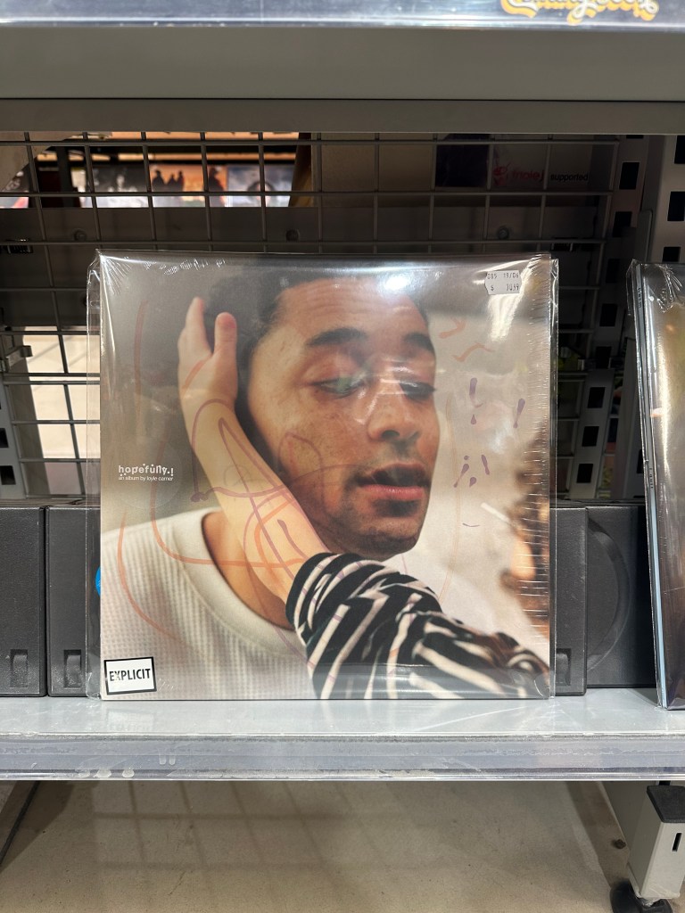 loyle carner hopefully ! vinyl on store shelf